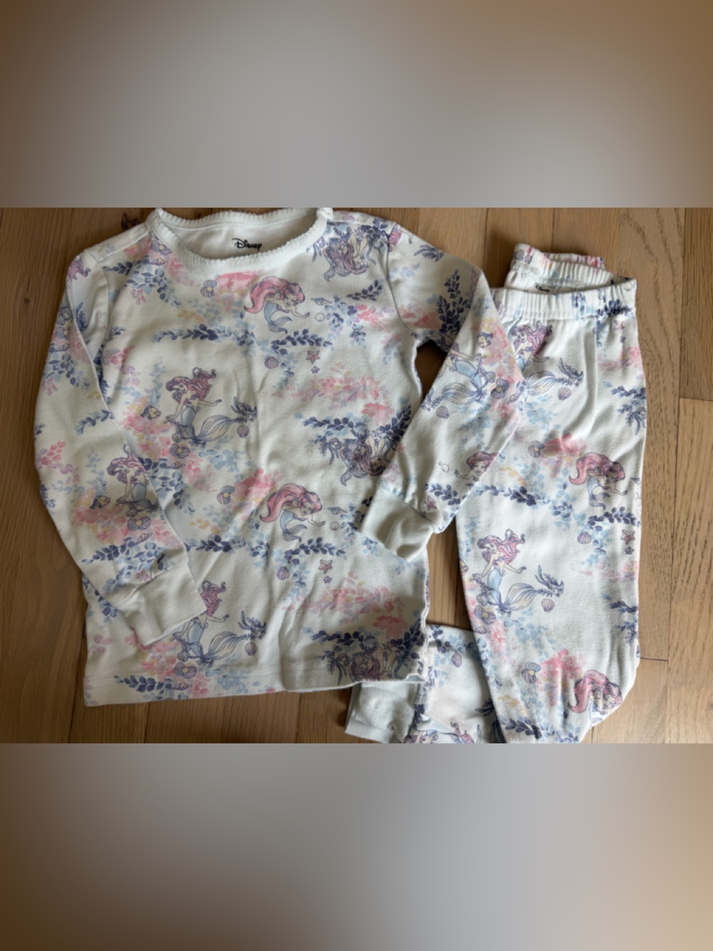 Janie and Jack Disney little mermaid pajamas size 4